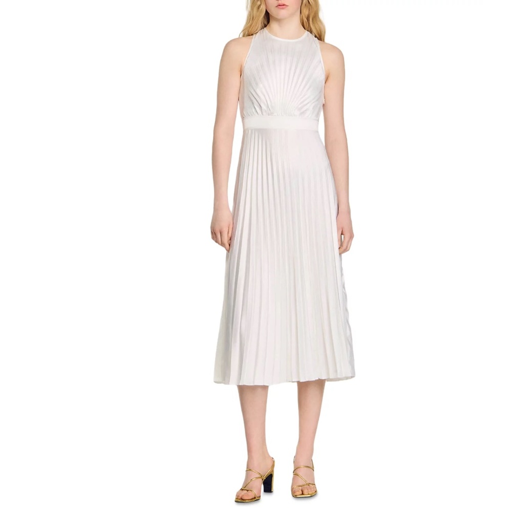 Jolie Pleated Midi Dress